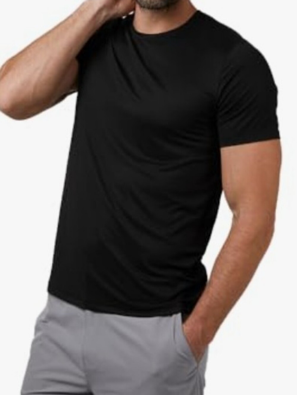 NWT 32⁰ CoolMen's Cooling T-shirt, 4-Pack, Black